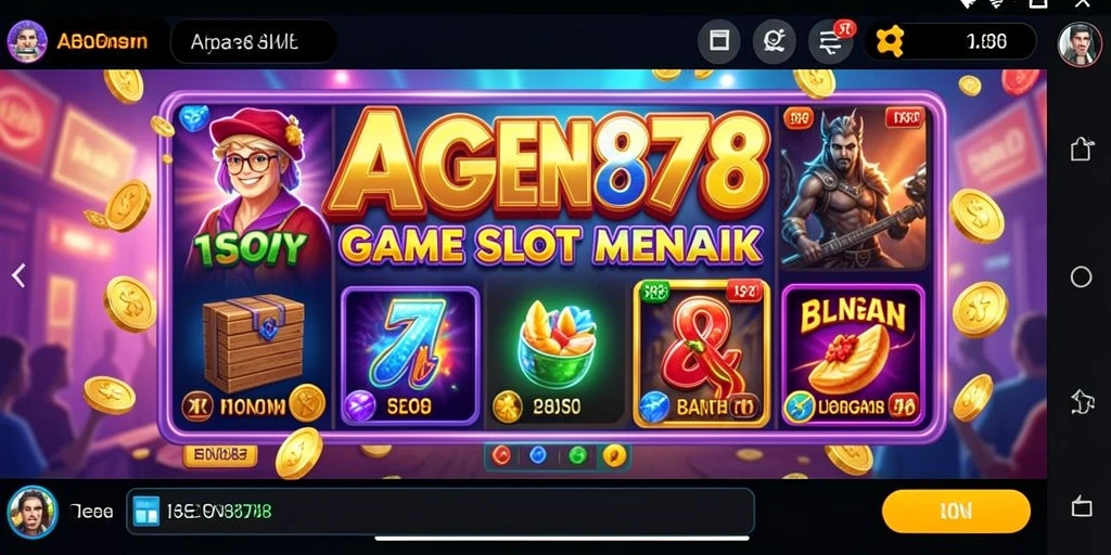 Screenshot gameplay AGEN878 yang menunjukkan pengalaman bermain Slot yang seru.