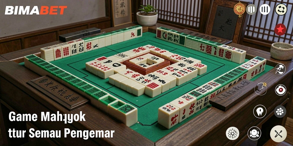 Tampilan gameplay <strong>BIMABET</strong> yang memikat dalam permainan Mahjong.