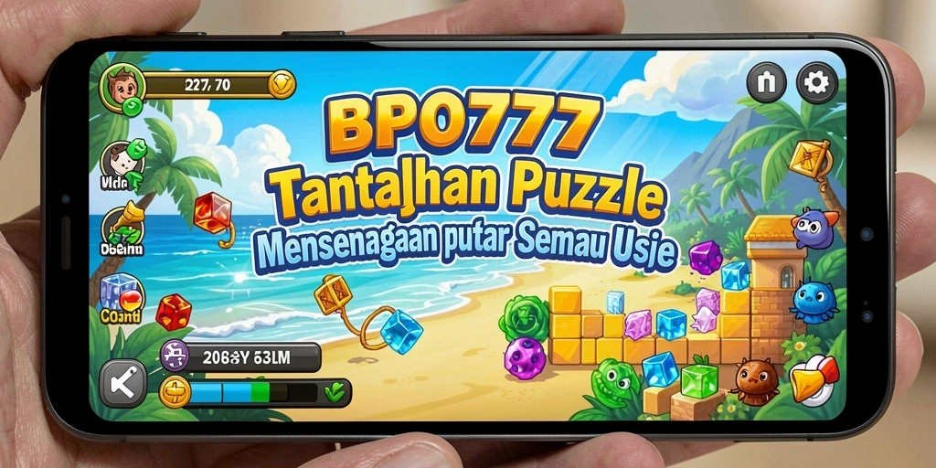 Gameplay BPO777 menampilkan tantangan Puzzle yang seru dan memikat.