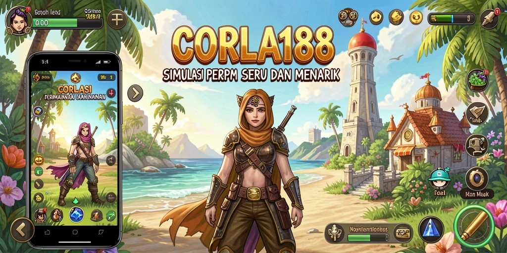 Tampilan gameplay menarik dengan grafik memukau di CORLA188.