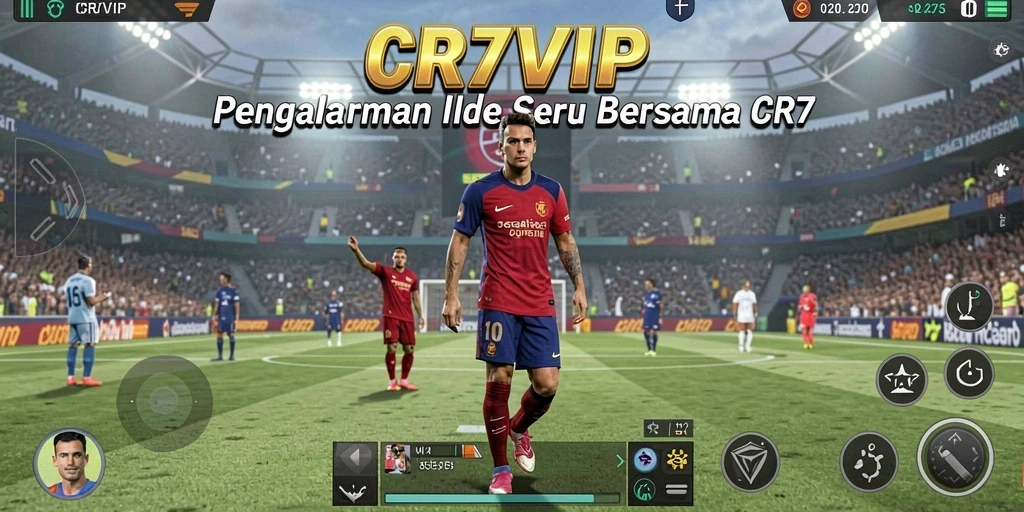 Tampilan gameplay CR7VIP yang mengasyikkan di dunia sepak bola.