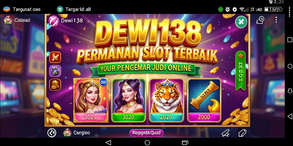 Tangkapan layar DEWI138 menampilkan gameplay Slot yang seru dan menantang.