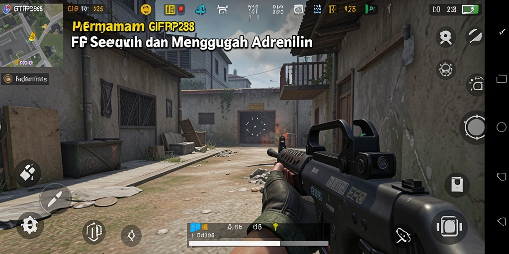 Screenshot menampilkan adrenalin tinggi dalam pertempuran FPS.