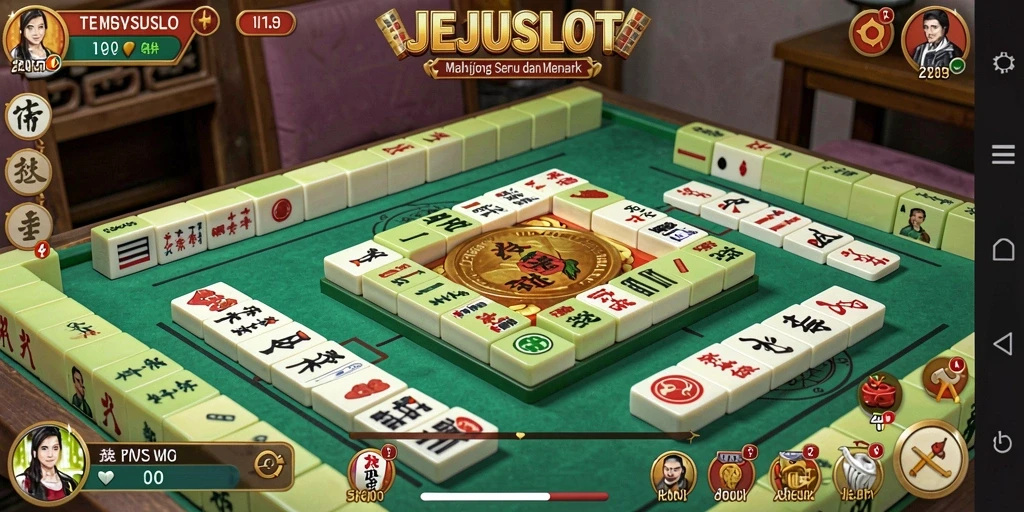 Tampilan gameplay seru dalam JEJUSLOT yang mendebarkan.