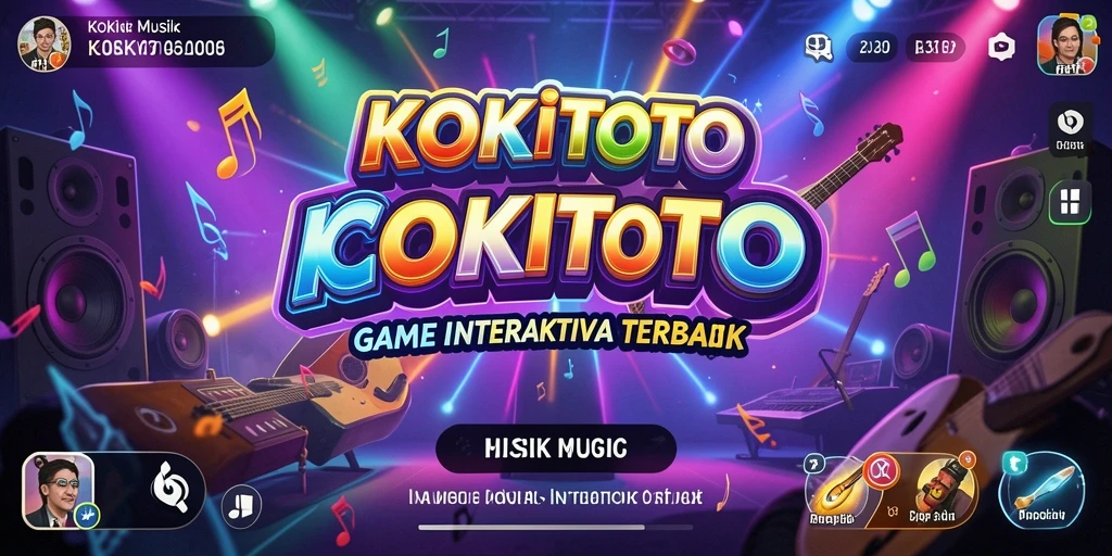 Tampilan permainan KOKITOTO yang interaktif dan menarik.