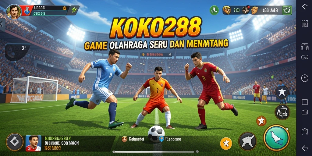 Tampilan menakjubkan dari gameplay olahraga KOKO288.