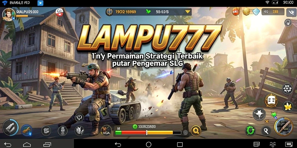 Tangkapan layar utama LAMPU777 menampilkan aksi strategi seru.