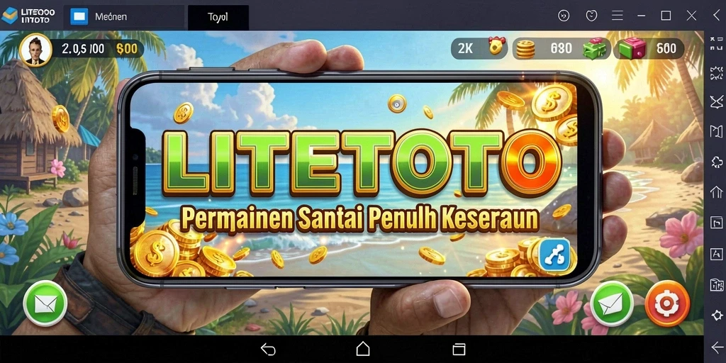 Screenshot LITETOTO menampilkan keseruan gameplay santai yang menghibur.