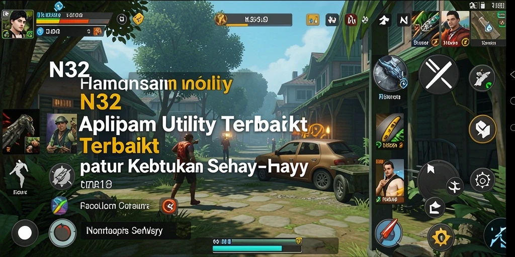 Tampilan utama N32 yang menyoroti fitur utilitas.