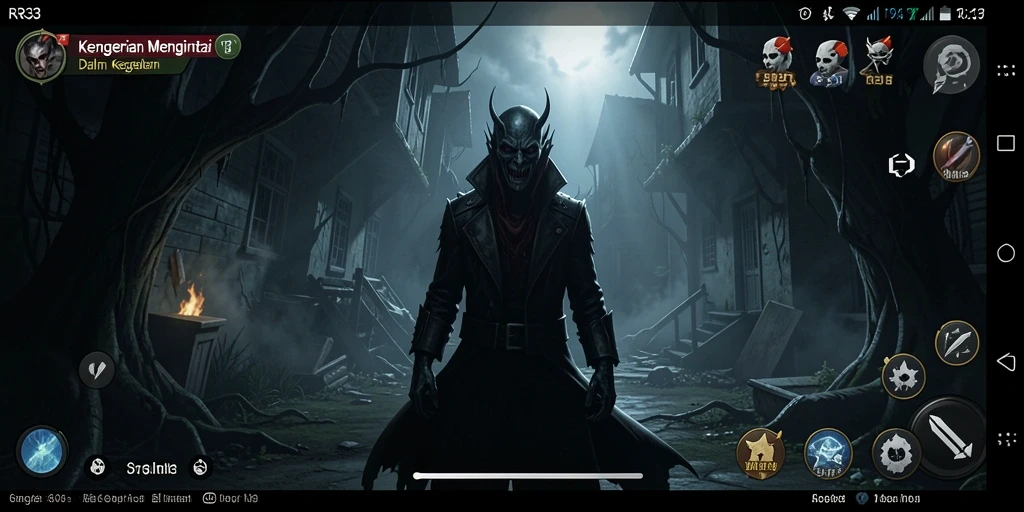 Gameplay menegangkan dengan atmosfer horror yang mencekam.