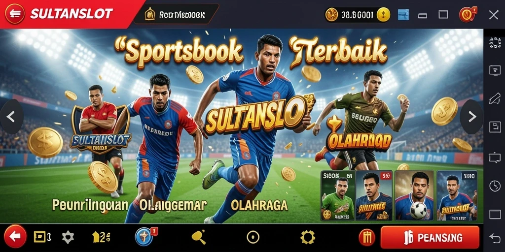 Tampilan utama gameplay SULTANSLOT yang menarik dan interaktif.