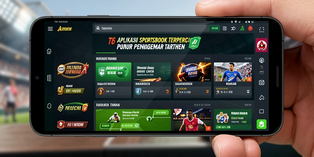 Tampilan gameplay Sportsbook yang interaktif dan menarik di T6.