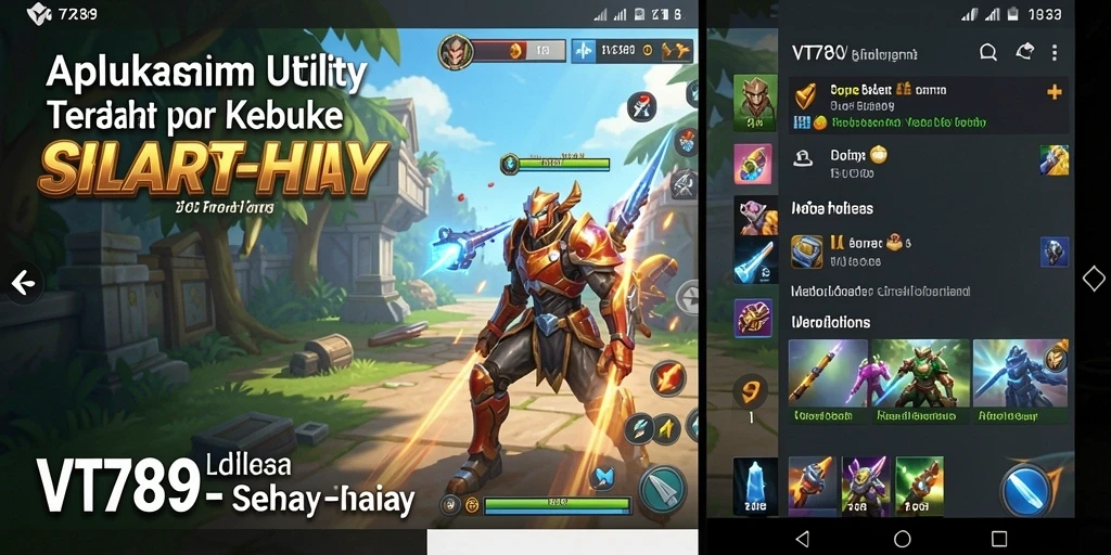 Screenshot utama VT789 dengan fitur utility yang menonjol.