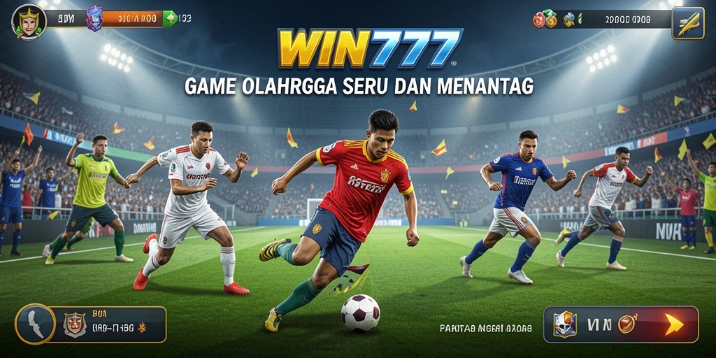 Tampilan gameplay menarik dari WIN777 dengan aksi olahraga seru.