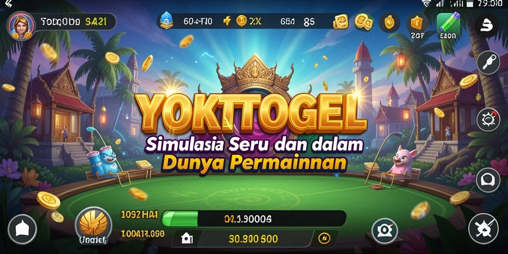 Tampilan utama gameplay YOKTOGEL dengan tampak aksi mendebarkan.
